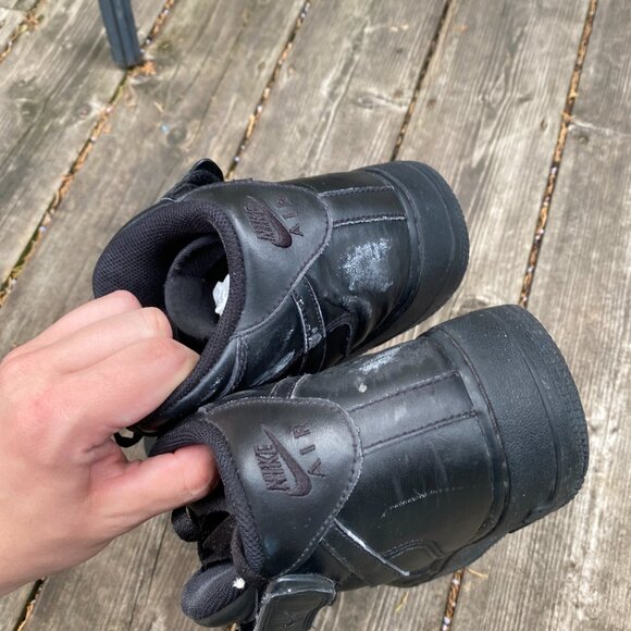 Nike Air Force 1 Mid Black Size 10.5 - Picture 8 of 9